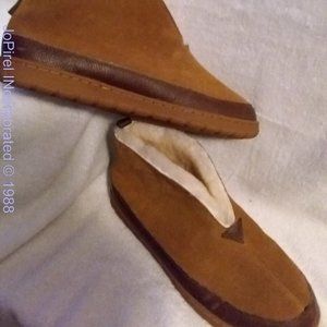 Eddie Bauer Suede Shearling Boot